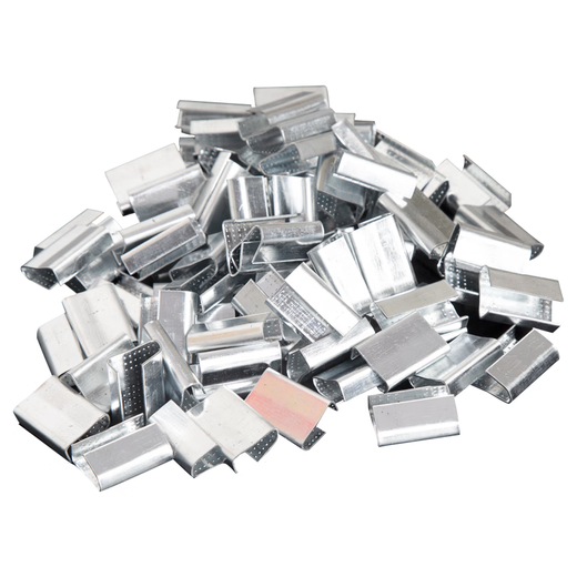 Work partner Packing buckle steel buckle 1608 type 1kg (about 180 pieces) Packing buckle iron buckle plastic steel packing belt buckle galvanized anti-slip belt serrated tightening buckle sealing buckle