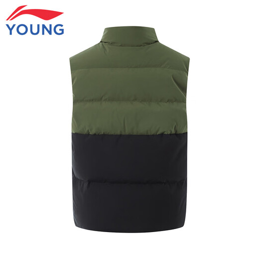 Li Ning Children's Clothing Children's Down Vest Men's and Women's Small and Big Children's 85% Duck Down Warm Vest Jacket 140YMRU015-3