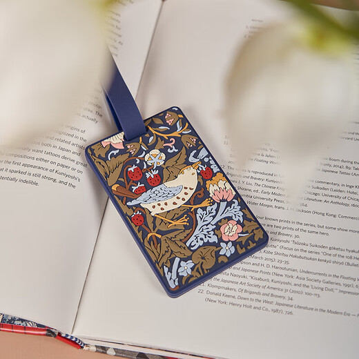 British Museum Things Co-Branded William Morris Strawberry Thieves Gepäckkarte Vatertagsgeschenk
