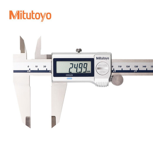 三丰（Mitutoyo）防冷却液数显卡尺 日本原装进口 500-723-20/0-150mm带输出带滚轮