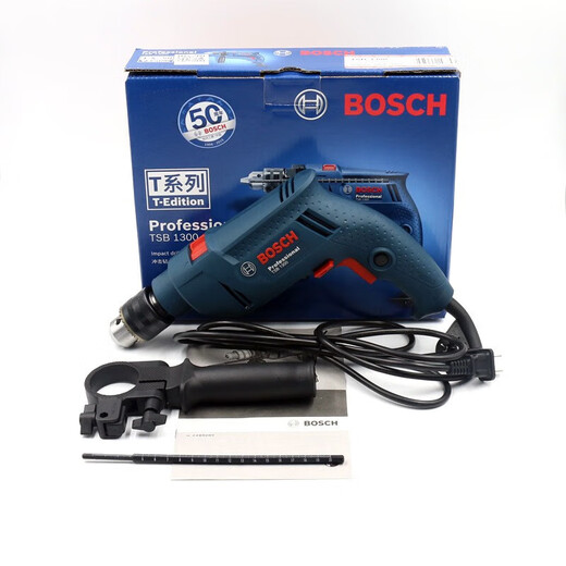 
Bosch BOSCH adjustable speed 13540W forward and reverse multi-functional electric drill impact drill TSB1300 standard (paper)