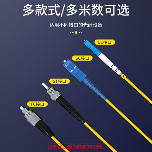 Shengwei (Shengwei) Fiber Optic Jumper Sc-Sc Mode monomoteur Single Core Réseau intérieur Intérieur Télécommunications Pignail Télécommunications Shengwei Optical Spindle Jumper 1 mètre [FSC-1011] 10 mètres Mode unique à core [FSC-501]