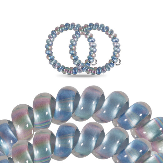 TELETIES imported from the United States hair band phone cord (Tianse Aurora M model) hair rope headband Tele circle dual-use traceless M-362