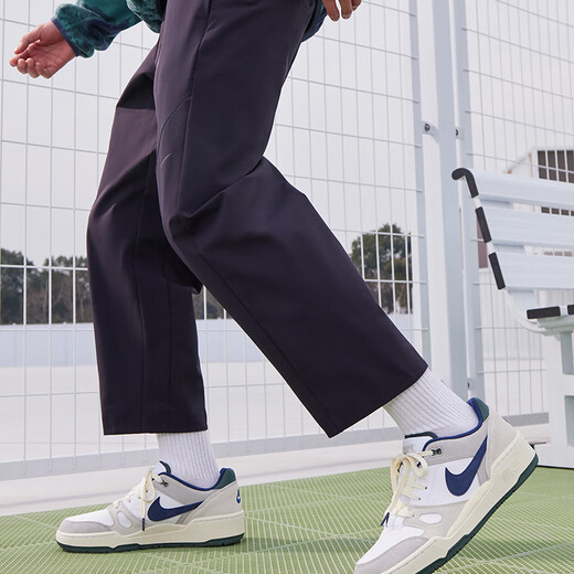 Nike men's retro low-top sneakers winter classic comfortable and simple NIKE FULL FORCE FZ3595 100 white/dark navy/light iron ore lime 41