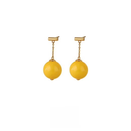 Hande Beeswax Earrings for Women 925 Silver Earrings Design Light Luxury Fashion Elegant Temperament Birthday Gift for Wife and Best Friend S92 S925 Silver & Beeswax