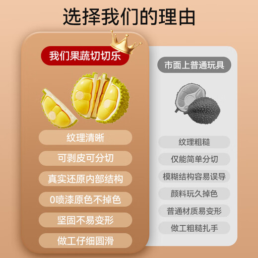欣格儿童过家家切蔬菜水果玩具切切乐可剥仿真橘子收纳桶40件生日礼物