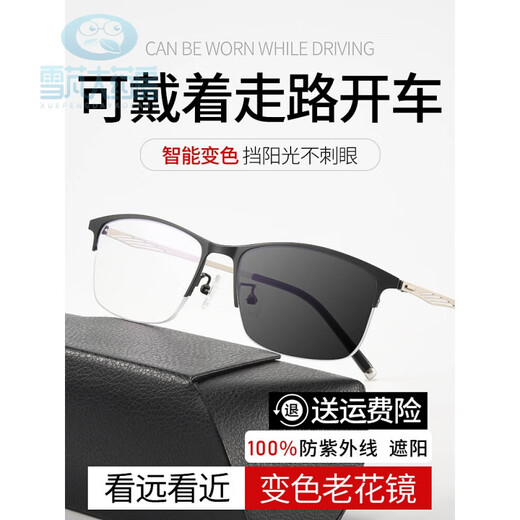 超级视力新型老花镜 超级视超力视力看远看近新型老花蒋镜蒋超大为老花眼镜远近两用 【源自香港品牌】【看近专用250度】防蓝光-683 标准