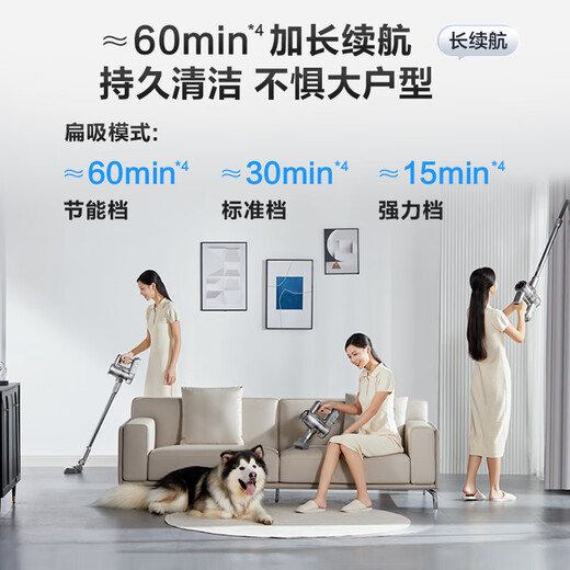 
SUPOR [National Subsidy] Handheld Wireless Vacuum Cleaner Household Pumping and Drag Integrated Large Suction Removal of Mite Hair Anti-Turning Light Showing Dust Holiday Gift C10MAX-L