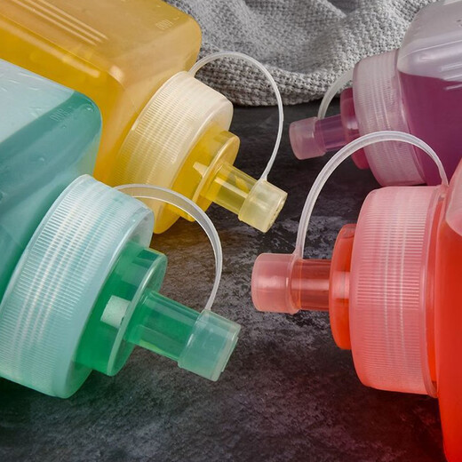 Jingju squeeze sauce bottle large diameter jam bottle squeeze bottle salad sauce bottle sauce bottle commercial thickened model 1000ml large diameter square squeeze sauce bottle 1 piece