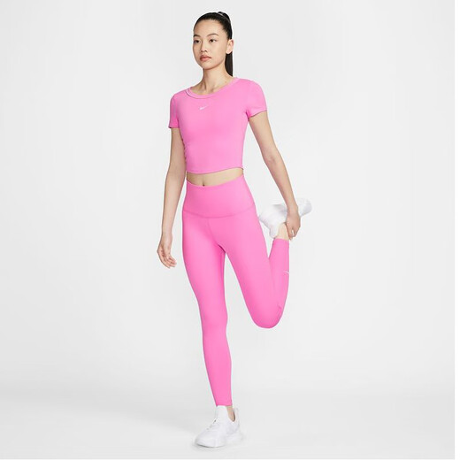 Nike (NIKE) [Jinlang Sports] Women's Dri-FIT breathable quick-drying short sleeve top HM4584-675 HM4584-675 L