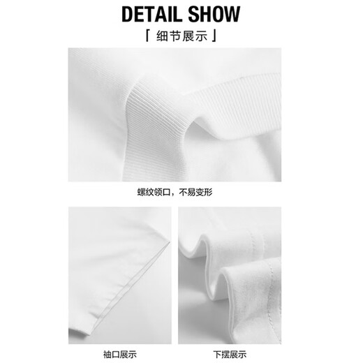 回力短袖男夏季t恤男纯棉透气打底衫圆领吸汗上衣潮流休闲男装灰色XL