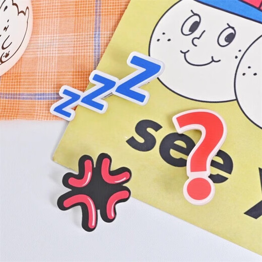 Maimid's weird and weird hairpins, sweaty and speechless water drops, Internet celebrity expression packs, emoji hairpins, hairpins, cute and funny headwear, random 12 pieces