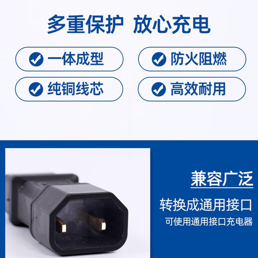 Giant wood conversion plug new national standard electric car Yadi Emma Luyuan Tailing battery car charger air pump adapter lead-acid battery new national standard 2+2 conversion head