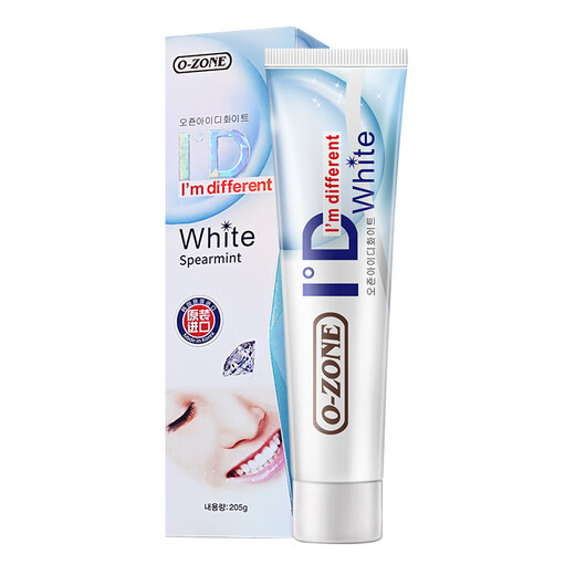O-Zone importierte erwachsene Zahnpasta in Südkorea 9928 ID-Tartarentfernung hellweiß und frischem Ton Home 208 g großer Kapazität ID Diamant Weiß Fluor-frei 205 g*2 Teile