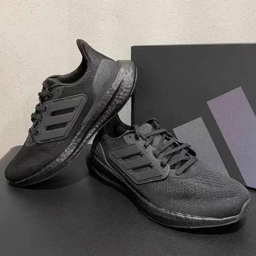 Zapatos adidas para hombres zapatos para mujeres zapatos para correr otoño pureboost23 zapatillas de calabazas absorción de choque zapatos casuales if4840 if4840/negro 40.5