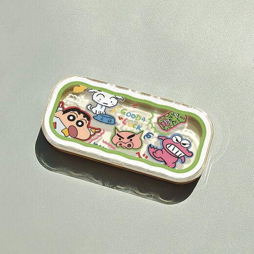 
Crayon Shin-shirt glasses box transparent cute ins anti-pressure portable sunglasses storage box Japanese high-value lucky Shin-shirt glasses box