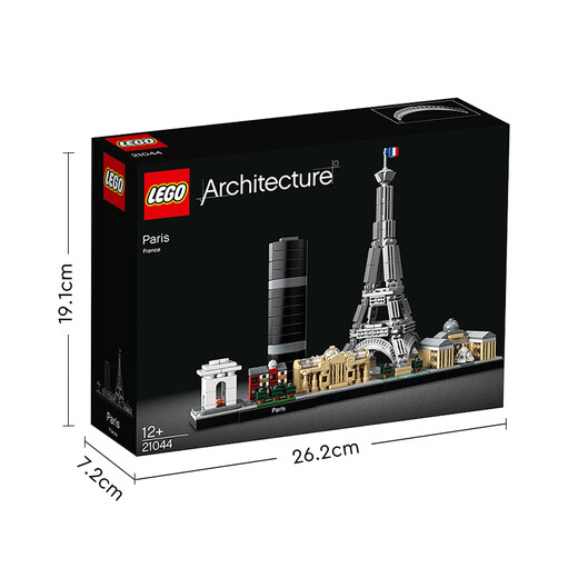 乐高（LEGO）积木拼装建筑系列21044 巴黎男孩女孩儿童玩具七夕情人节礼物