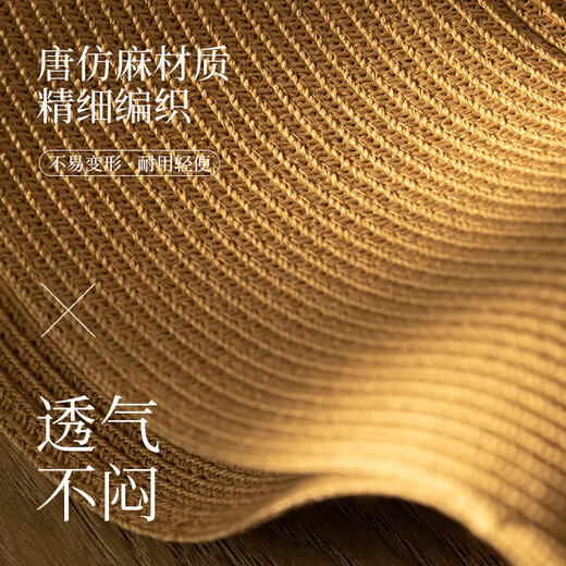 Siggi遮阳帽子女春夏简约蝴蝶结大檐草帽户外防紫外线草编防晒帽 本草米