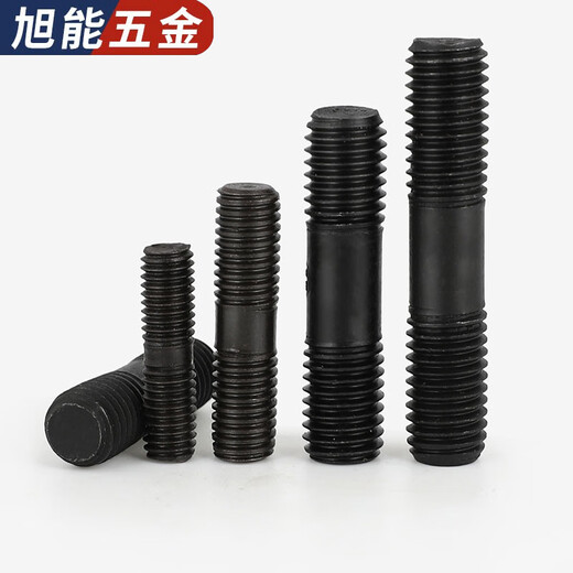Bingneng 45 steel double-headed bolt double-headed screw double-headed screw screw tooth rod two threads equal to long tooth rod mm M22*18045 steel double head 1