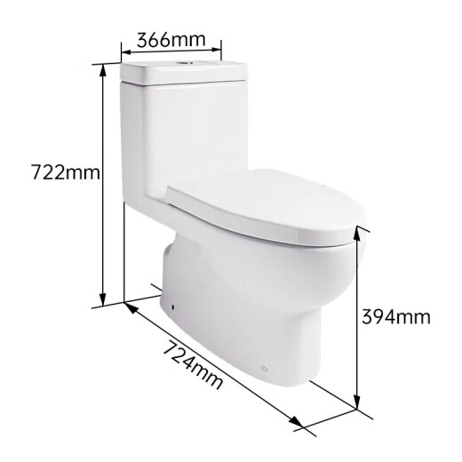 KOHLER one-piece toilet five-stage cyclone siphon water-saving toilet high-impact slow-down toilet 305mm pit distance 28866T