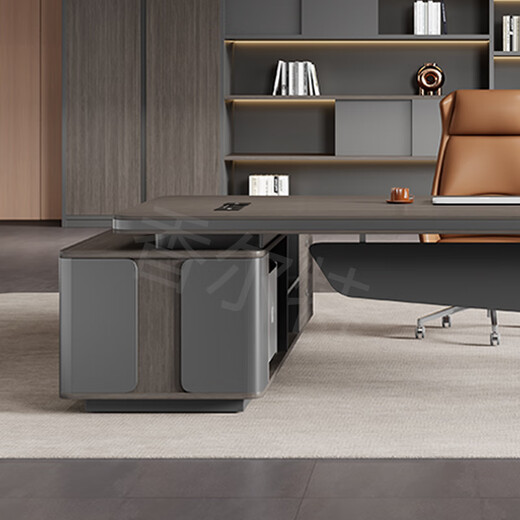 Saiguan boss desk simple modern president leader chairman office executive desk supervisor manager desk and chair combination 2.0 meters boss desk