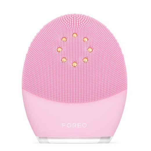 FOREO LUNA facial cleansing device LUNA 3 plus microcurrent skin tightening thermal energy facial cleansing device electric cleansing pores and dirt facial cleansing tool female gift pink