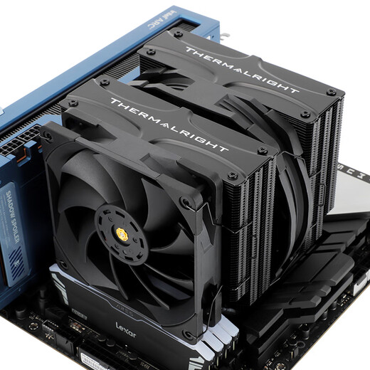 Thermalright Frost Commander 140 SCHWARZ 5X8mmAGHP4.0 Heatpipe Reflow schwarzer luftgekühlter Kühler FC140 SCHWARZ