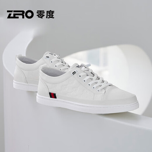 Zero Zero Schuhe für Männer bequeme Mode Mode weiße Schuhe koreanische vielseitige Männerschuhe Freizeitschuhe für Männer weiß 41
