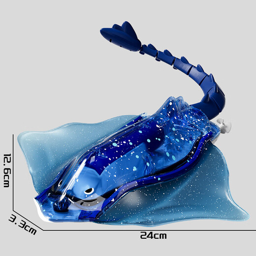 糖米遥控魔鬼鱼潜水艇仿真电动鲸鱼快艇男孩玩具船儿童6-12岁礼物