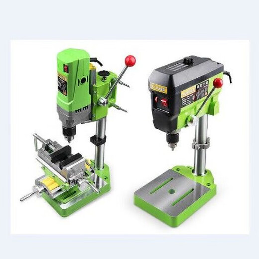 Household multifunctional 13mm precision high-speed micro mini bench drill drill machine electric milling machine beads making tool 680W bench drill + luxury workbench + flat nose pliers