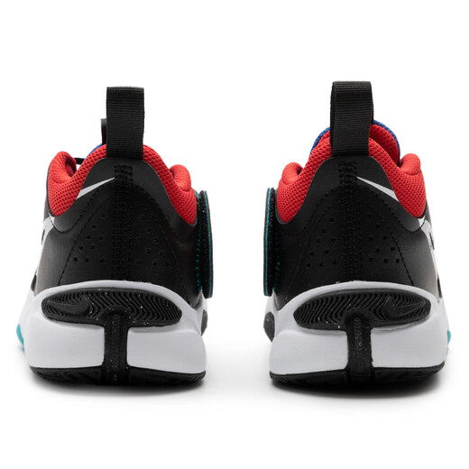 Nike (Nike) Zapatos para niños 2025 Summer Nuevo equipo ajetreo Competición de zapatos deportivos COMISIÓN PRÁCTICO ENTRENAMIENTO RESISTENTE RESISTENTE COMBUSTIBLE DE BALONCALLO FJ1391-001 19 2Y/33.5 Tamaño/21 cm