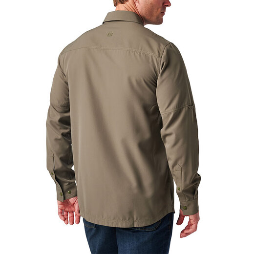5.11 (taktische Serie) USA 5.11 Freizeit im Freien Frühling und Sommerpendler Business Shirt Herren -Langarm Shirt 72521 831 Dark Green [New Color] XLXLL