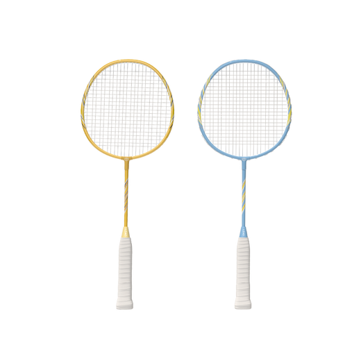 京东京造 青少年儿童羽毛球对拍6-13岁专业级训练羽毛球拍套装 轻盈耐打