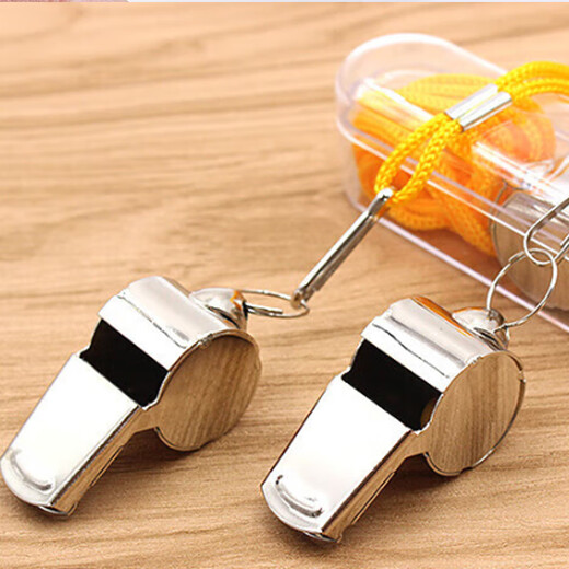 Yigongda Jingcang Suda stainless steel whistle emergency lifesaving field training security equipment whistle (10 pieces)