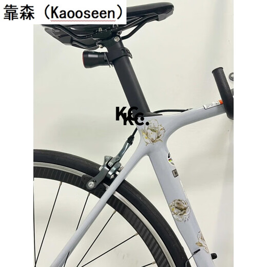 靠森（Kaooseen）自行车贴纸涂装印花改色山地车公路车架个性diy拼贴装饰防水车贴 黑夜玫瑰【20张装】