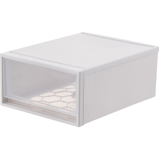 Espace interactif (HDKJ) Armoire de rangement Boîte de rangement de rangement armoire en plastique Sous-vêtements Clothing Organisateur Boîte de rangement simple (original) E3018 Lock épaissis (Dark 47 Width 30 High 18)