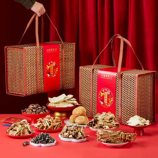 
Zhao Tiesheng Mushroom Mountain Delicious Gift Box Mushrooms and Black Fruits Big Gift Pack Soup Pack Hotpot Ingredients Mid-Autumn Festival Gifts Gifts Gifts for Elders Mountain Taste [10 Bags and 10 Types] 1050g*1 Box