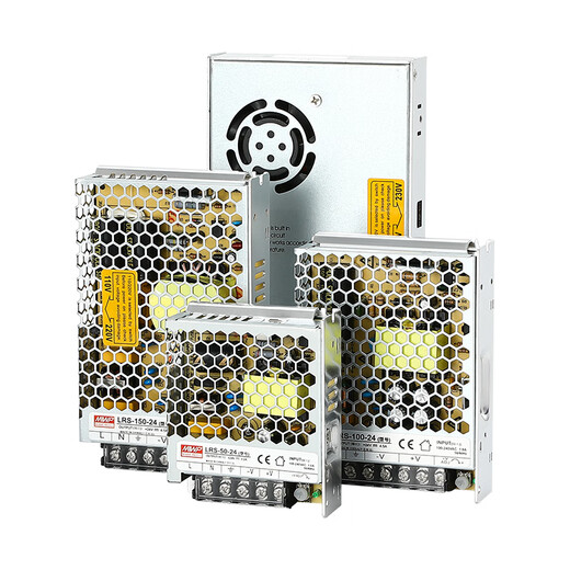 明伟220转24V/12V直流电源LRS-50W100W150W350W变压器替代NES LRS3524