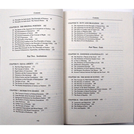 包邮现货英文原版正义论A Theory of Justice John Rawls 约翰罗尔斯哈佛大学出版社
