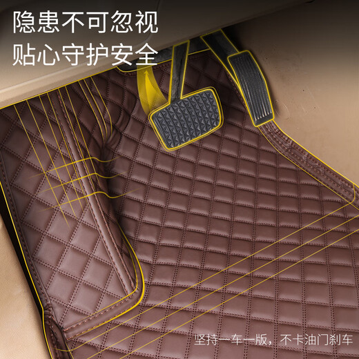 Han Xiaomiao 24 Buick GL8 Lu Zun Foot Pads для специальных 653T652T Fat Head Fish Кожаный ковров 25 с.