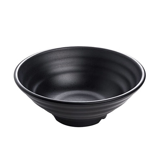 Yonghuanmide Nouilles de table de table imitation porcelaine en plastique nouilles d'escargot en plastique nouilles de riz nouilles de soupe bol maocai grand bol noir bol chaud épicé 1105 Promotion de temps limité