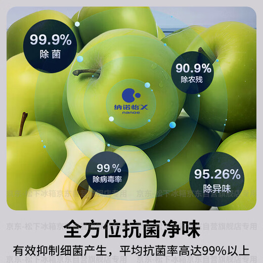 Panasonic Dabai PRO460L French-style multi-door refrigerator ultra-thin zero-embedded dual-system refrigerator air-cooled frost-free first-class energy efficiency NR-EW46BXB-W national subsidy