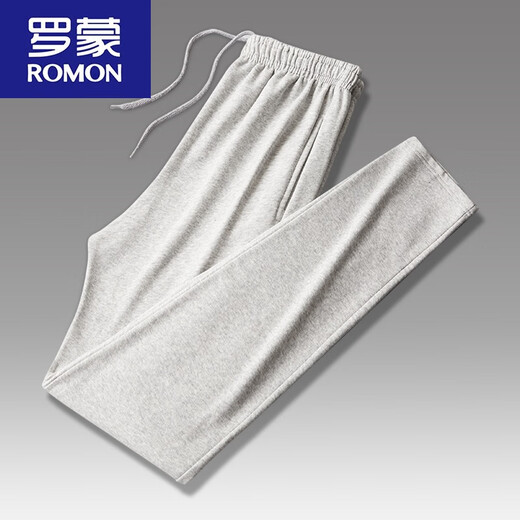罗蒙（ROMON）运动.裤子直筒裤子男士长裤宽松夏季薄款直筒大码休闲裤秋冬 深蓝直筒 2XL 春秋款165-200斤