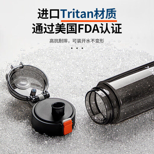TKK water cup plastic cup high temperature resistant men's tritan sports water bottle children's portable direct drinking tea cup student water bottle