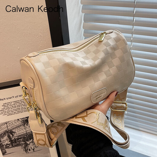 CALWAN KEODH包包女包新款2025枕头包腋下包斜挎单肩生日七夕情人节礼物送女友 【黑色】时尚百搭休闲简约送老婆高级实用