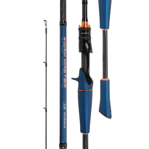 
King Luer King Cyborg Luer pole Mandarin fish rod with insect rod super fast adjusting far pitching rod ultralight black pit fish rod 2.03m C682MH-gun handle single rod