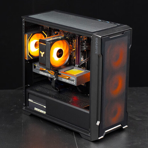 Gigabyte Core I5 ​​12400F/RTX5060TI/3060/RX6500xt Desktop Home Office Network Game E-Sport Live Broadcast LOL Black Mythos Wukong Computer Host Complete Maschine i5 12400f 丨 Optional unabhängige Grafikkarte