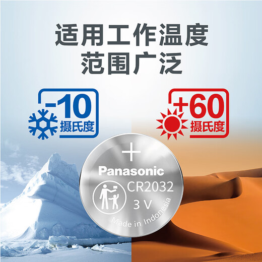 松下保时捷718卡曼911卡宴918帕拉梅拉汽车钥匙电池原装进口松下CR2032纽扣电池3V CR2032 2粒