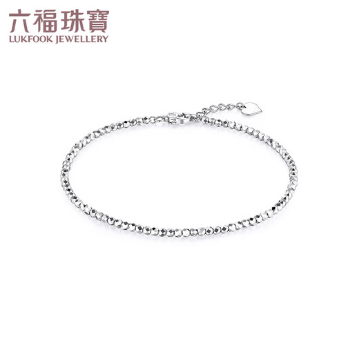 Lukfook Jewelry Platinum Bracelet Platinum 950 Disco Beads Bracelet Price G07TBPB0014 Approximately 4.02 grams