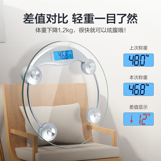 
Xiangshan kitchen scale high precision baking electronics household kitchen electronics food scale medicinal material scale EK9710 [round large mirror scale]